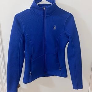 Royal Blue Spyder Core Sweater XS (full zip)
